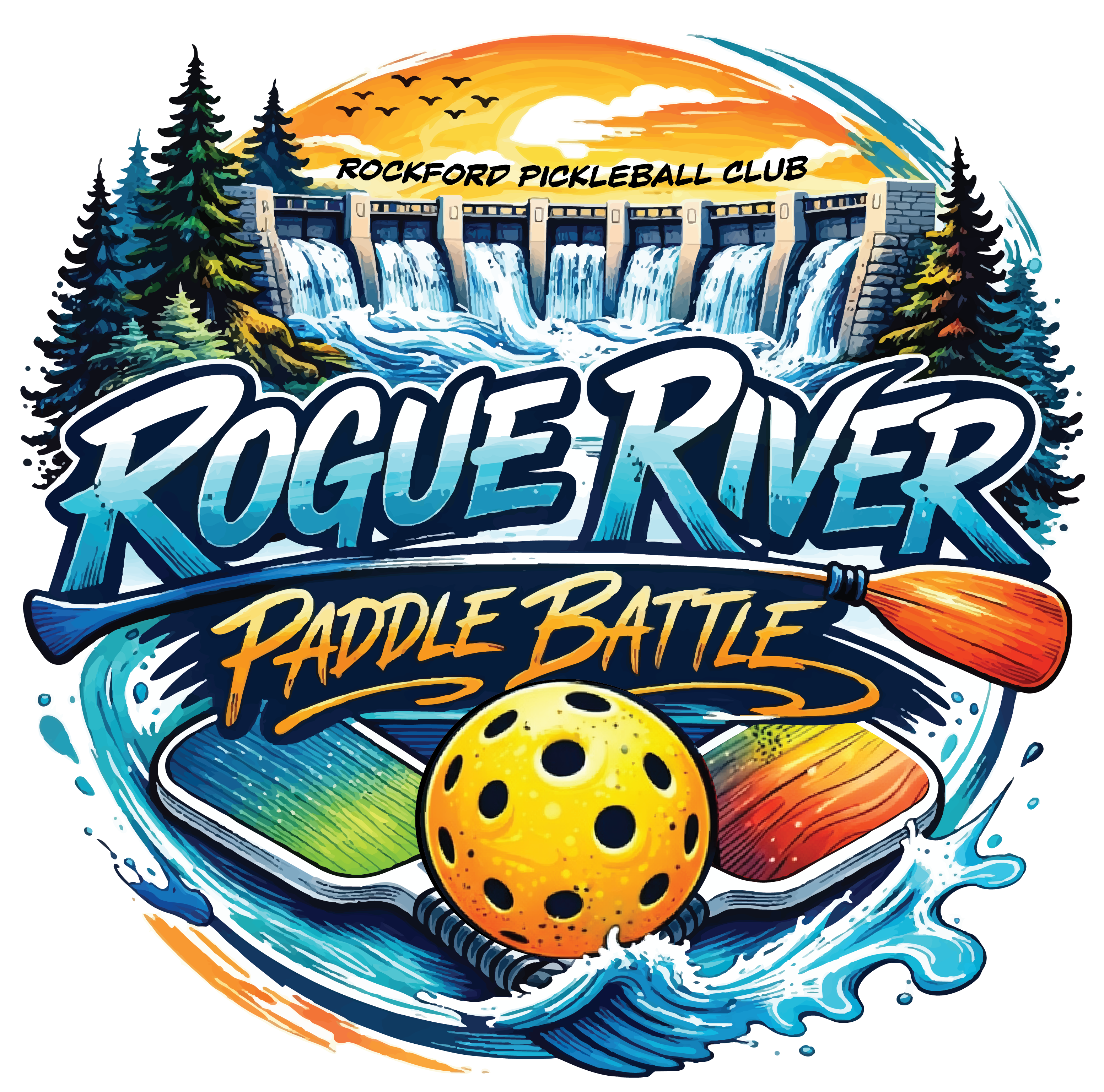 Rogue River Paddle Battle Logo